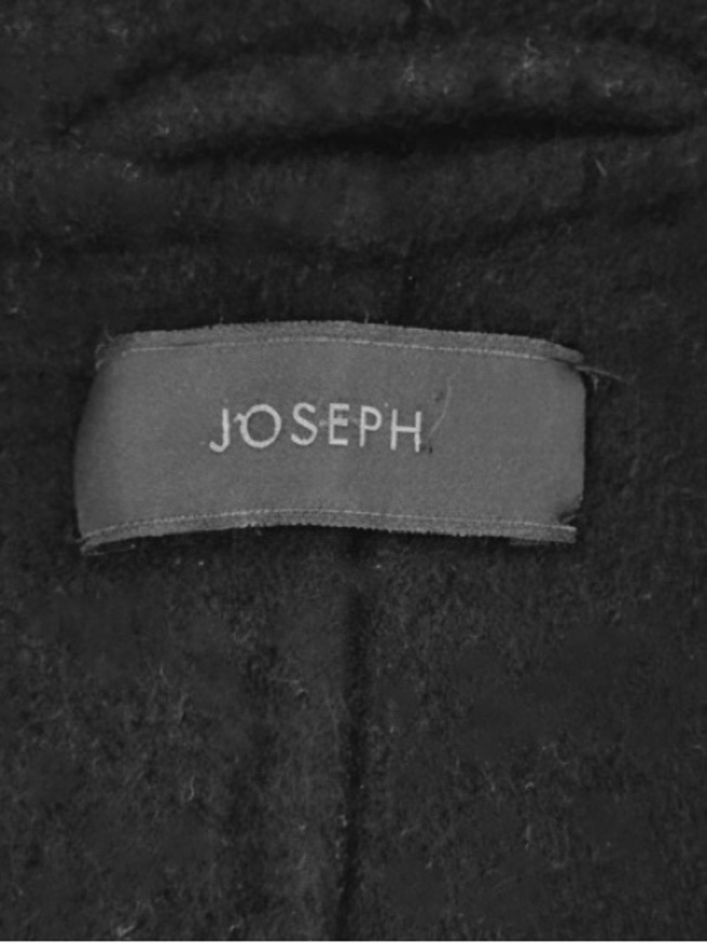 JOSEPH Black Wool Cashmere Coat Minimalist Long Coat Size 0 XS - Picture 6 of 6
